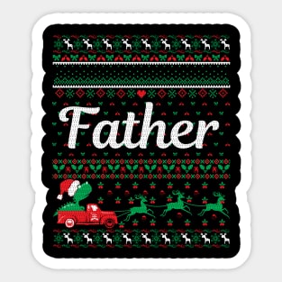 Father Christmas | Ugly Christmas Gifts for Fathers Sticker